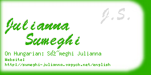 julianna sumeghi business card